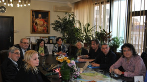 Тони Димитрова и журито на Северно сияние разговаряха с кмета