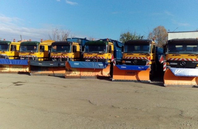 Община Стара Загора е в готовност за зимното почистване