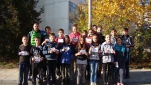 Акция под мотото Посланията на есенния лист се проведе в