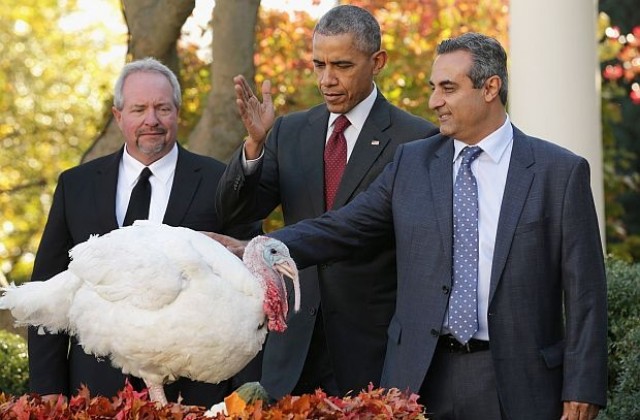 Обама помилва пуйките Онист и Аби (СНИМКИ)