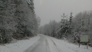 Първи сняг в Осоговската планина