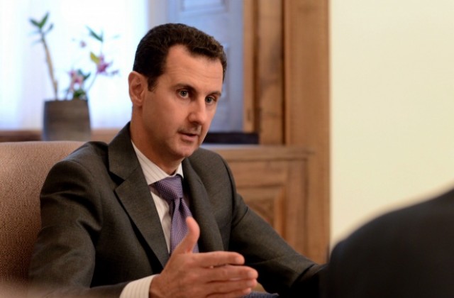 Сирийският президент обвини Франция в подкрепа на тероризма