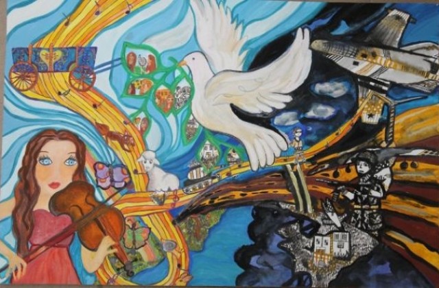 Кристина Ангелова с първа награда от международен конкурс Плакат за мир