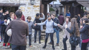 Летящите грузинци от националния балет Сухишвили изпълниха Спортната зала