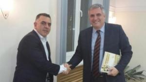 Кметът на Сливен Стефан Радев се срещана с министър Калфин