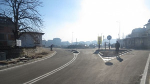 Банско посреща празниците с ново кръгово кръстовище