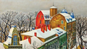 Президентът поздравява с картина от фонда на русенската галерия