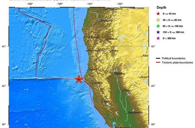 Ново земетресение в Калифорния
