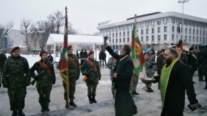 Осветиха бойните знамена на военните формирования в Плевен