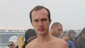 Лъчезар Лалев извади Богоявленския кръст от река Росица