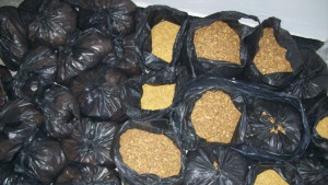 Заловиха над половин тон тютюн без бандерол