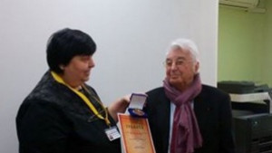 проф Минко Балкански с награда Софроний Врачански