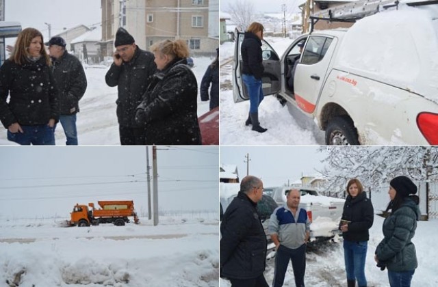 Осъществяват се проверки по места във връзка с усложнената зимна обстановка в община Враца