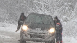 Закъсали автомобили и хора на пътя ШуменЗлатна нива