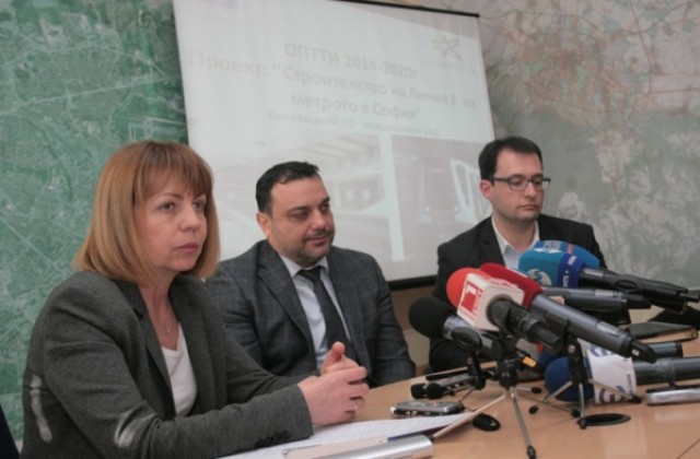 Строежът на новия метролъч стеснява временно бул. Патриарх Евтимий