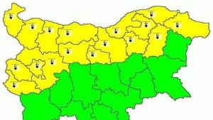 Жълт код за студ отворен е пътя Четирци Бобошево