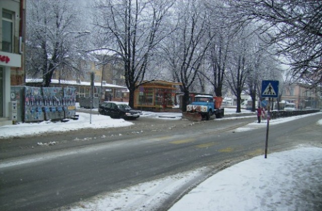 Слаби валежи от сняг в Кюстендилска област