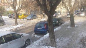 Слаб сняг в Старозагорска област