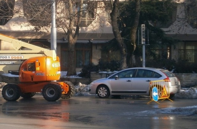 Затворените кръстовища и отсечки в Плевен на 30 и 31 януари