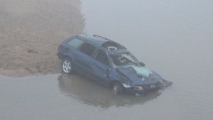 Ауди падна в Тунджа Младеж загина на място