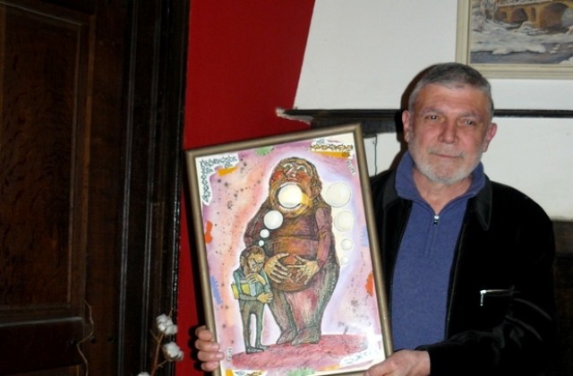 Велизар Велчев, едно от уникалните явления на габровската култура, представи книгата си Тичащо перо