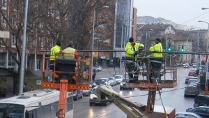 Продължават дейностите по контактната мрежа в Плевен