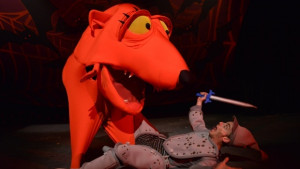 Куклен театър с представлението Огнивото