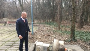 Разбиха чешма в парк Лаута