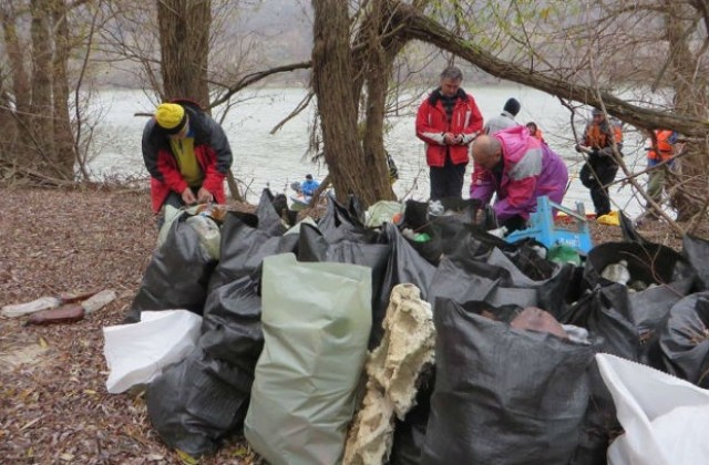 Доброволци събраха над 900 чувала с боклуци от дунавски острови