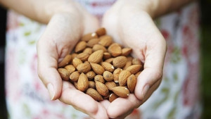 Шепа бадеми на ден подобрява храненето