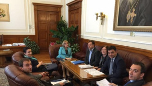 Даниел Панов и представители на НСОРБ се срещнаха с Цецка