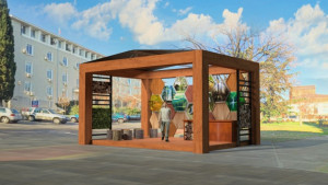 Русенци боядисват пейка в седмицата на гората