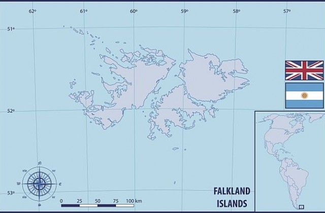 Фолклендските острови са в аржентински води, реши ООН