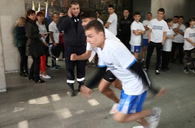 Скоростно изкачване на сградата на община Видин