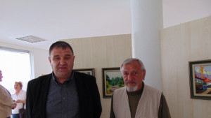 Кметът на Сапарева баня уважи откриването на изложбата на художника