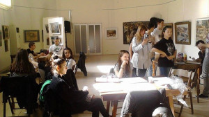 Ученици се запознаха с творчеството на художника Крум Панов