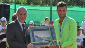 Като почетен гражданин на Хасково Григор Димитров се разплака от