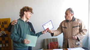 Мориа Грийн с бронзов медал от Държавното първенство по шахмат