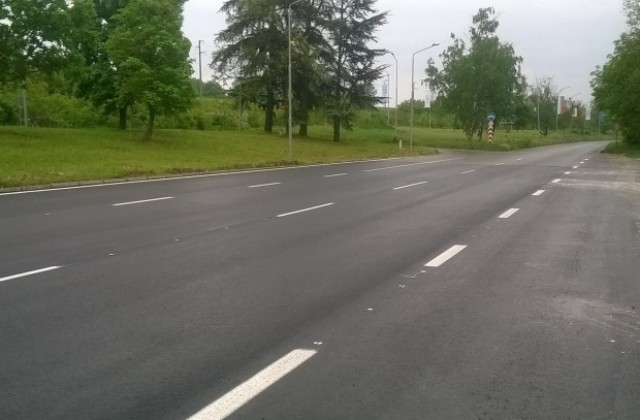 Възстановиха пропадналия участък край МЕТРО