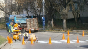 Инжстрой възстановява за своя сметка некачествената хоризонтална маркировка