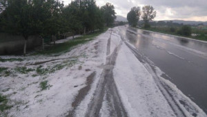 Градушка унищожи реколтата в Тулово