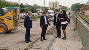 Даниел Панов и Лиляна Павлова провериха темповете на основния ремонт