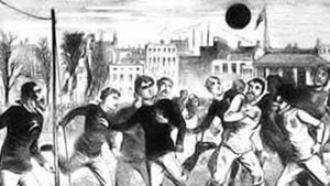 122 години покъсно Възстановка на първия футболен мач в България