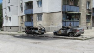 Четири коли горяха тази нощ в Русе СНИМКИ