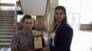 Костадин Куков с приз Студент спортист на УНСС