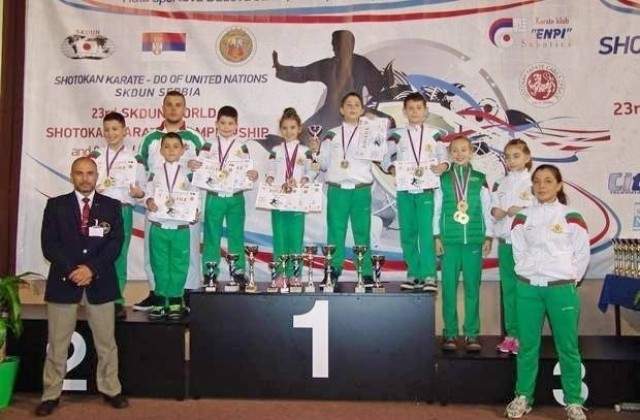 Над 20 медала за КБИ „Грифон от Петата Национална купа по Шотокан Карате До