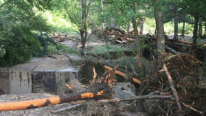 Срути се мостът към Димовци