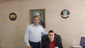 Ивилиан Мирославов бе кмет за един ден в Нова Загора