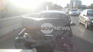 Катастрофа предизвика задръстване на Цариградско шосе