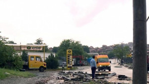 Наводнени мазета след дъжда